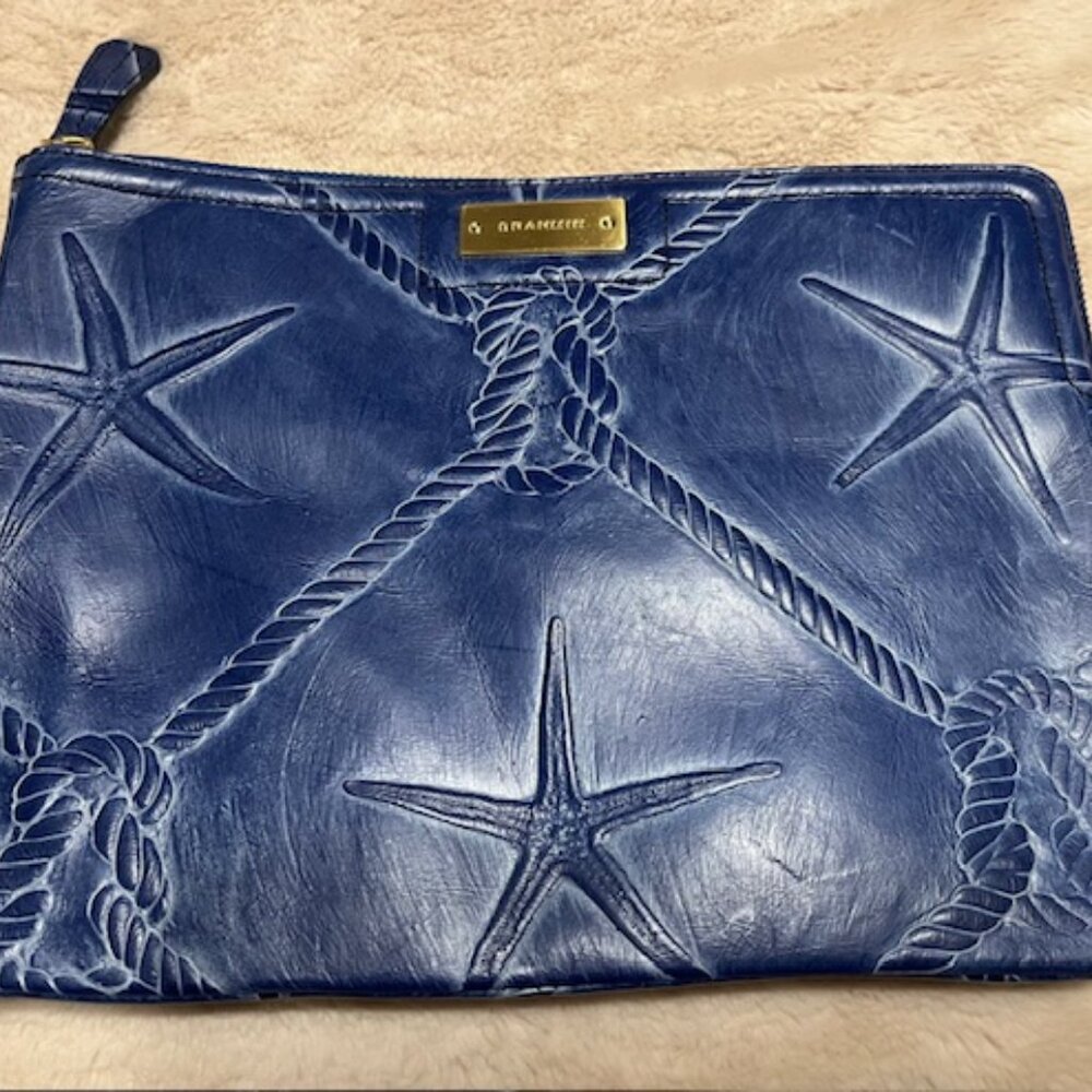 Brahmin Pacific Leather Nautical Tablet Organizer Case